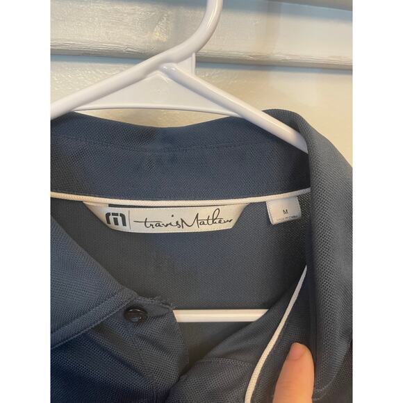 Travis Matthew‎ Mens Short Sleeve Performance Polo Medium Golf Classic Tennis - Picture 3 of 4